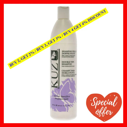 Kuz Double Tips Shampoo By For Unisex - 16.9 Oz