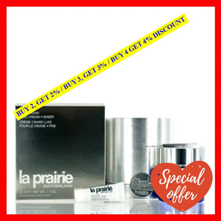 La Prairie Skin Caviar Luxe Cream Sheer 1.7 Oz (50 Ml) Expires October 2023