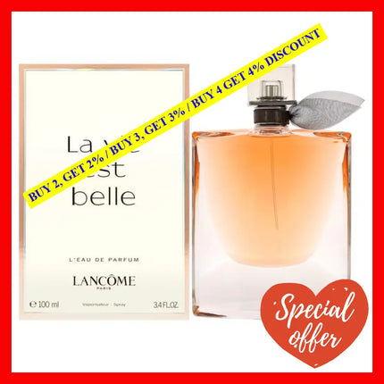 La Vie Est Belle By Lancome For Women - 3.4 Oz Leau De Parfum Spray