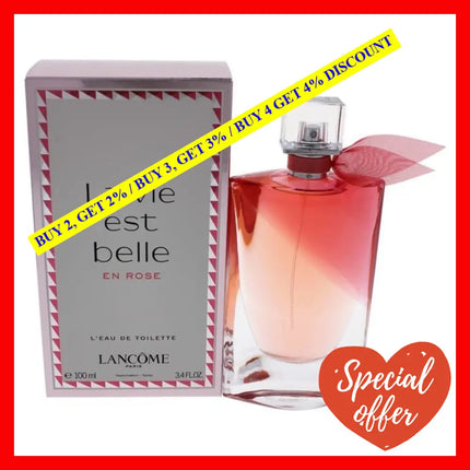 La Vie Est Belle En Rose By Lancome For Women - 3.4 Oz Edt Spray