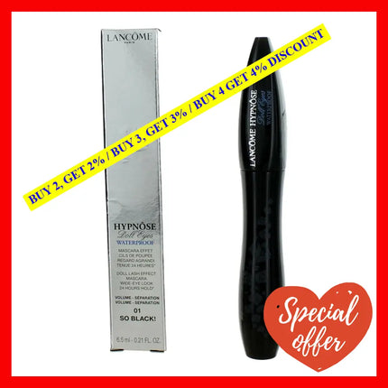 Lancome Hypnose Doll Eyes By.1 Oz Waterproof Mascara - 01 So Black!