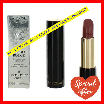 Lancome L’absolu Rouge By Lancome..12 Oz Lipstick - 11 Rose Nature