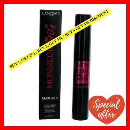 Lancome Monsieur Big By.33 Oz Mascara - 01 Is The New Black