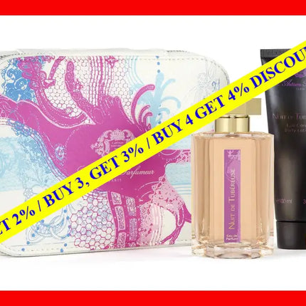 L’artisan Nuit De Tubereuse 2 Pcs Set: 3.4 Eau Parfum Spray + Body Lotion