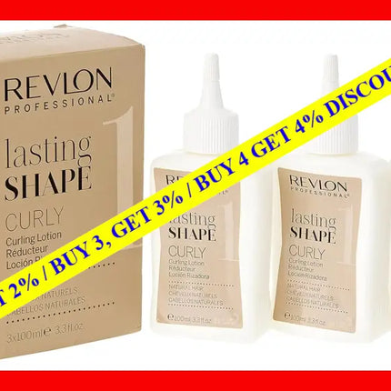 Lasting Shape Curly Natural Hair Lotion - # 1 By Revlon For Unisex 3 X 3.3 Oz