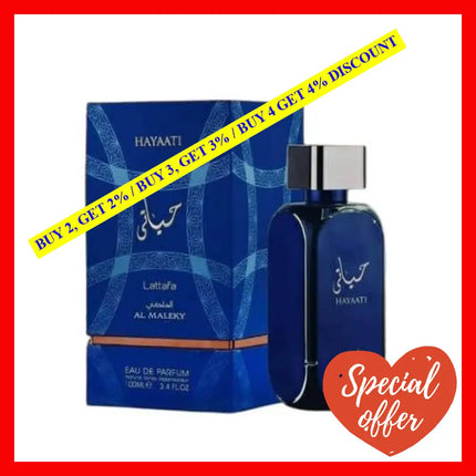 Lattafa Hayaati Al Maleky Edp Unisex 3.4 Oz