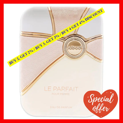 Le Parfait By Armaf For Women - 3.4 Oz Edp Spray