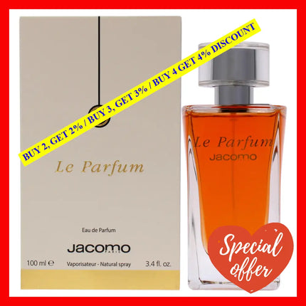 Le Parfum By Jacomo For Women - 3.4 Oz Edp Spray