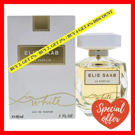 Le Parfum In White By Elie Saab For Women - 3 Oz Edp Spray