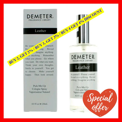 Leather By Demeter 4 Oz Cologne Spray For Men