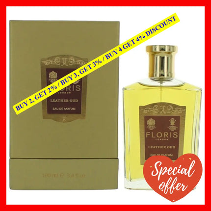 Leather Oud By Floris 3.4 Oz Eau De Parfum Spray For Unisex