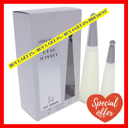 Leau Dissey By Issey Miyake For Women - 2 Pc Gift Set 3.3Oz Edt Spray 0.84Oz