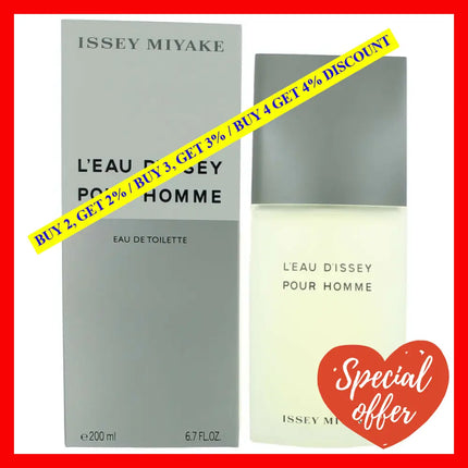 L’eau D’issey Pour Homme By Issey Miyake 6.7 Oz Eau De Toilette Spray For Men