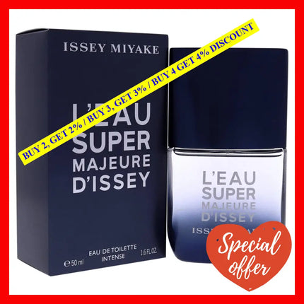 Leau Super Majeure Dissey Intense By Issey Miyake For Men - 1.6 Oz Edt Spray