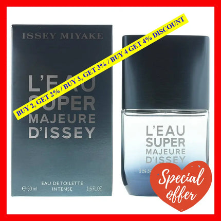 Leau Super Majeure Dissey Intense By Issey Miyake For Men - 1.6 Oz Edt Spray