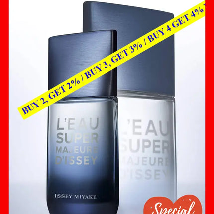 Leau Super Majeure Dissey Intense By Issey Miyake For Men - 1.6 Oz Edt Spray