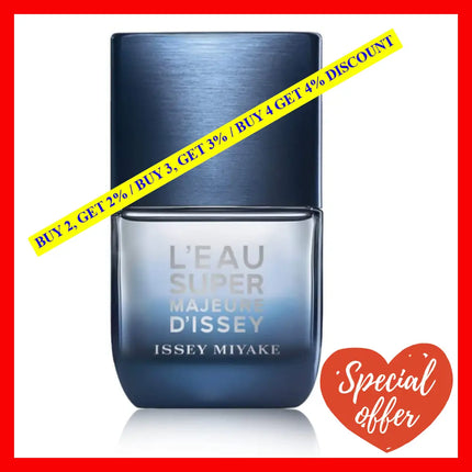 Leau Super Majeure Dissey Intense By Issey Miyake For Men - 1.6 Oz Edt Spray