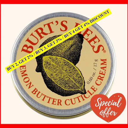 Lemon Butter Cuticle Cream By Burts Bees For Unisex - 0.6 Oz