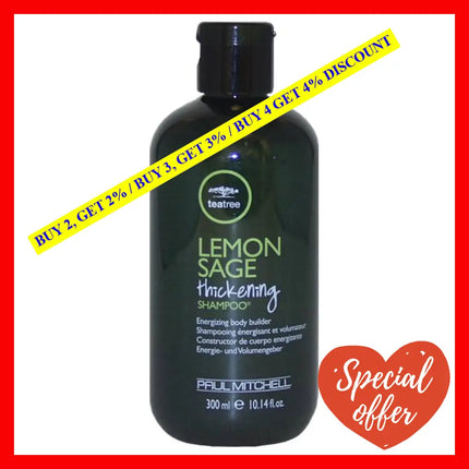 Lemon Sage Thickening Shampoo By Paul Mitchell For Unisex - 10.14 Oz