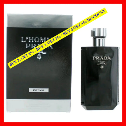 L’homme Prada Intense By 3.4 Oz Eau De Parfum Spray For Men