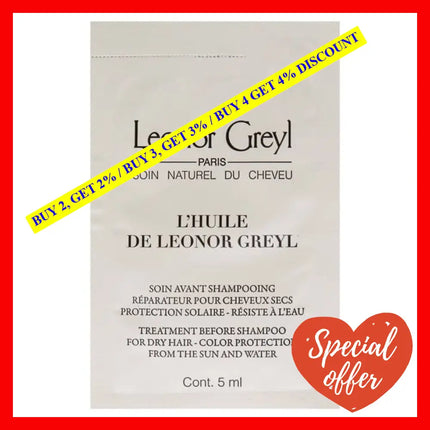 Lhuile De Leonor Greyl Treatment By For Unisex - 0.016 Oz