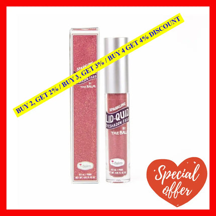 Lid-Quid Sparkling Liquid Eyeshadow - Strawberry Daiquiri By The Balm For Women 0.15 Oz