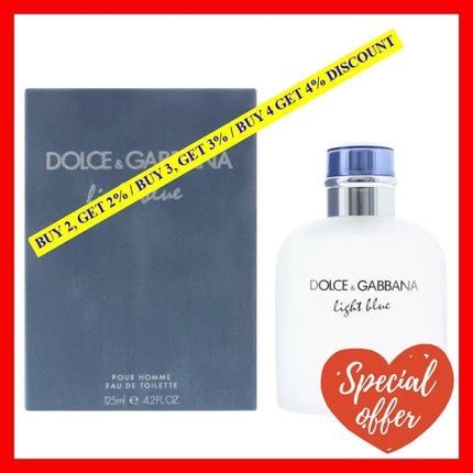 Light Blue By Dolce And Gabbana For Men - 4.2 Oz Edt Spray