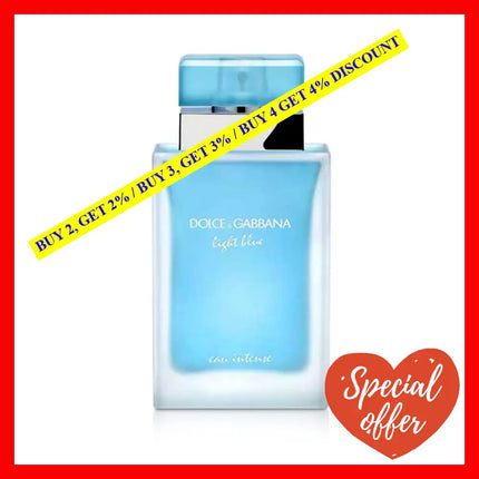 Light Blue Eau Intense By Dolce And Gabbana For Women - 1.6 Oz Edp Spray