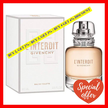 Linterdit By Givenchy For Women - 2.6 Oz Edt Spray