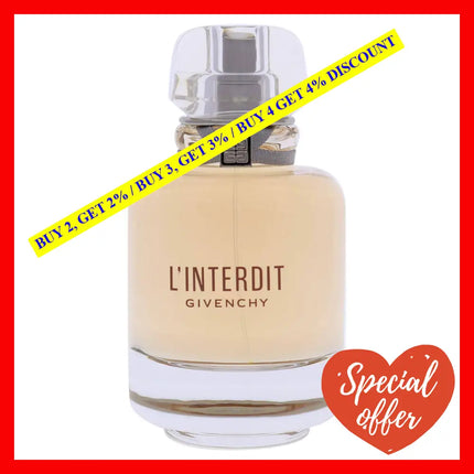 Linterdit By Givenchy For Women - 2.6 Oz Edt Spray