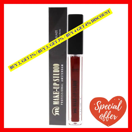 Lip Glaze - Red Divinity By Make-Up Studio For Women 0.13 Oz Gloss