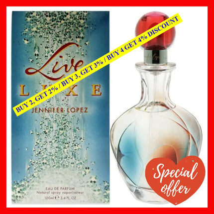 Live Luxe By Jennifer Lopez For Women - 3.4 Oz Edp Spray