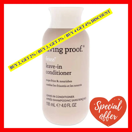 Living Proof No Frizz Leave-In Conditioner By For Unisex - 4 Oz