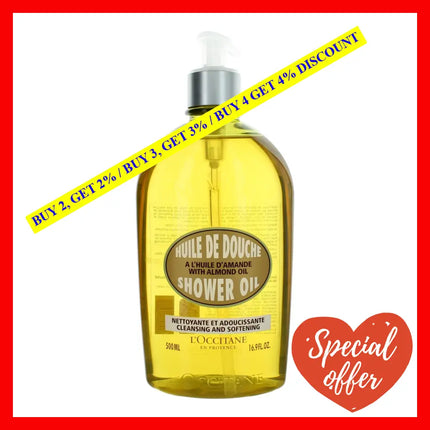 L’occitane Almond Oil Shower Gel By 16.9 Oz For Unisex