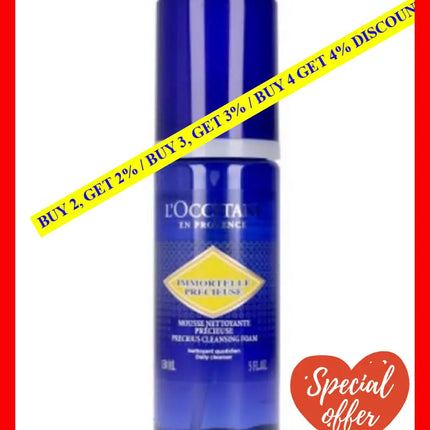 L’occitane Immortelle Precious Cleansing Foam 150 Ml For Unisex (3253581590041)