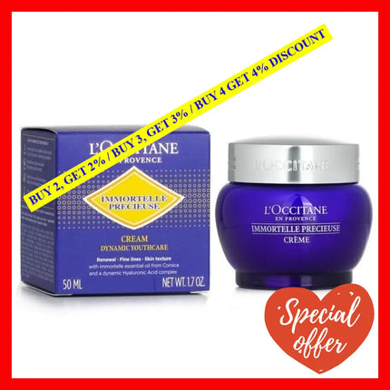 L’occitane Immortelle Precious Cream 1.7 Oz