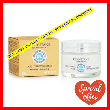 L’occitane- Shea Butter 5% Light Comforting Cream 50Ml/1.7Oz