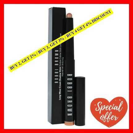 Long-Wear Cream Shadow Stick - 04 Golden Pink By Bobbi Brown For Women 0.05 Oz Eyeshadow