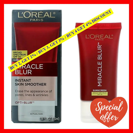 L’oreal Miracle Blur By 1.18 Oz Instant Skin Smoother Spf 30