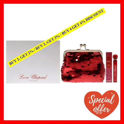 Love By Chopard For Women - 2 Pc Mini Gift Set 10Ml Edp Spray Pouch