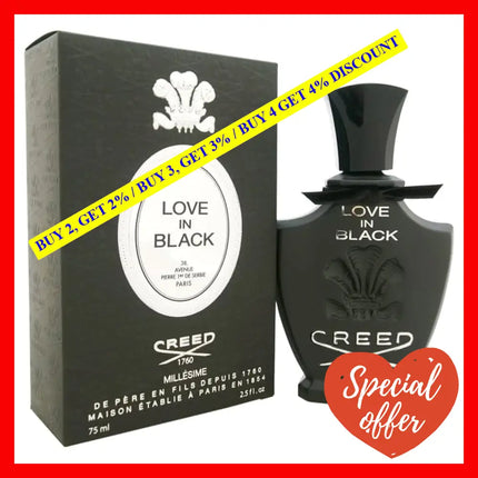 Love In Black By Creed For Women - 2.5 Oz Millesime Spray