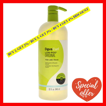 Low-Poo Original Mild Lather Cleanser By Devacurl For Unisex - 32 Oz