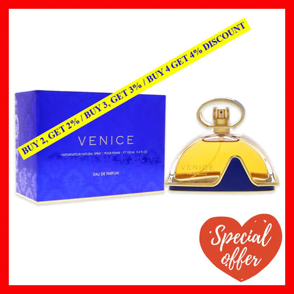 Luxe Venice By Armaf For Women - 3.4 Oz Edp Spray