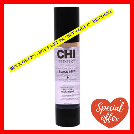 Luxury Black Seed Oil Intense Repair Hot Treatment By Chi For Unisex - 1.7 Oz