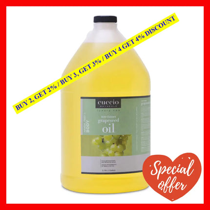 Luxury Spa Anti-Oxidant Oil - Grapeseed By Cuccio Naturale For Unisex 1 Gallon