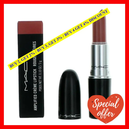 Mac Amplified Creme Lipstick By.10 Oz - 104 Cosmo