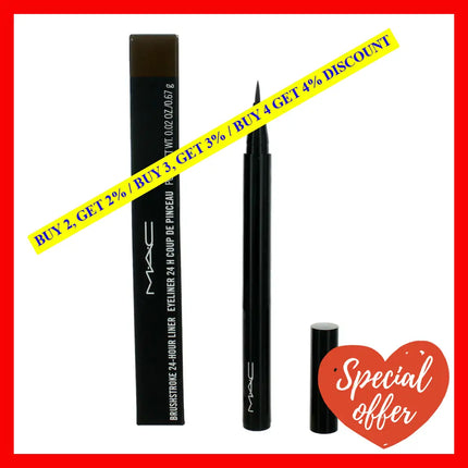 Mac Brushstroke 24-Hour Liner By.02 Oz Eyeliner - Brushbrown