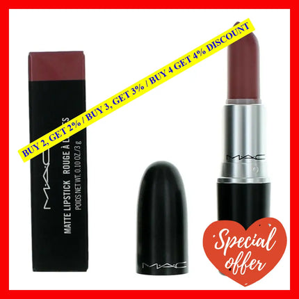 Mac Matte Lipstick By.10 Oz - 608 Mehr