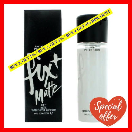 Mac Prep + Prime Fix Matte By Cosmetics 3.4 Oz Setting Spray