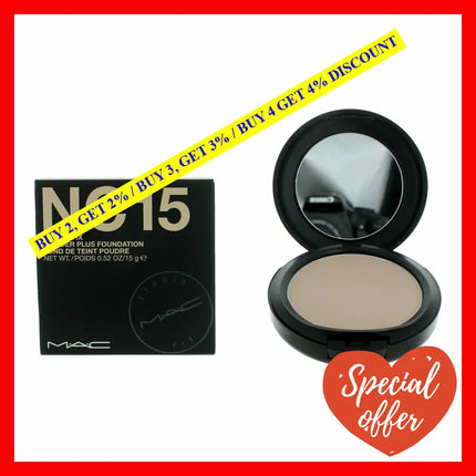 Mac Studio Fix Powder Plus Foundation By.52 Oz - Nc15